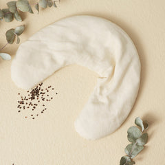 Hot/Cold Linen Neck Wrap - Cream